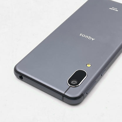 【全額返金保証】【最速発送】SHARP AQUOS sense3 basic ブラック au SHV48 白ロム 美品 動作確認済