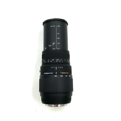 【全額返金保証】【最速発送】SIGMA 望遠ズームレンズ 70-300mm F4-5.6 DG MACRO 美品 動作確認済