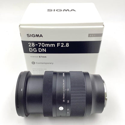 【全額返金保証】【最速発送】SIGMA 28-70mm F2.8 DG DN Contemporary　 美品 動作確認済