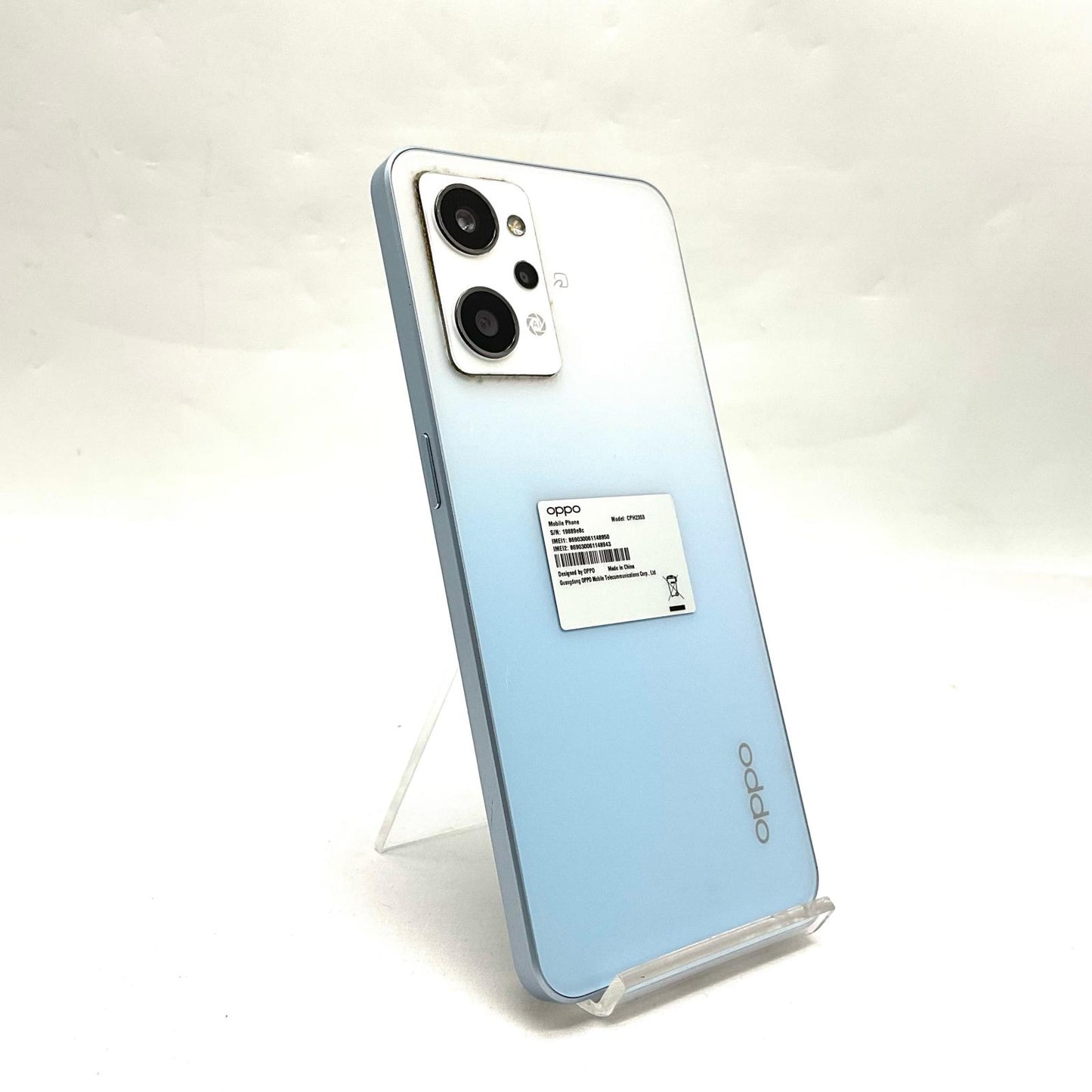 【全額返金保証】【最速発送】OPPO Reno 7　A 128GB ドリームブルー 楽天モバイル CPH2353 白ロム 美品 動作確認済