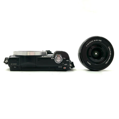 【全額返金保証】【最速発送】Sony デジタル一眼 α5000 ILCE-5000L パワーズームレンズキット [ブラック] 動作確認済