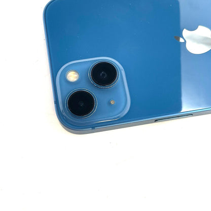 【全額返金保証】【最速発送】Apple iPhone iPhone 13 128GB ブルー docomo SIMフリー 白ロム 動作確認済 72%