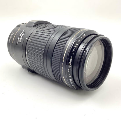 【全額返金保証】【最速発送】Canon EF70-300mm F4-5.6 IS USM 美品 動作確認済