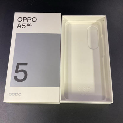【全額返金保証】【最速発送】OPPO A 5 128GB ホワイト SIMフリー CPH2735 白ロム 美品 動作確認済