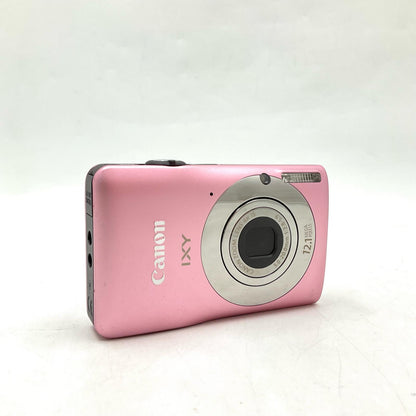 【全額返金保証】【最速発送】Canon コンパクトデジタルカメラ IXY 200F ピンク 美品 動作確認済