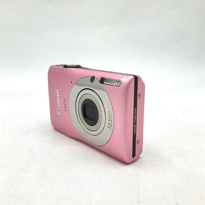 【全額返金保証】【最速発送】Canon コンパクトデジタルカメラ IXY 200F ピンク 美品 動作確認済