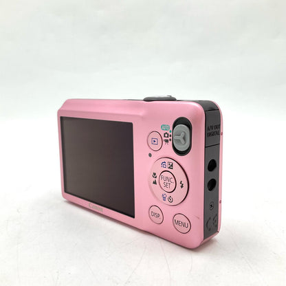 【全額返金保証】【最速発送】Canon コンパクトデジタルカメラ IXY 200F ピンク 美品 動作確認済