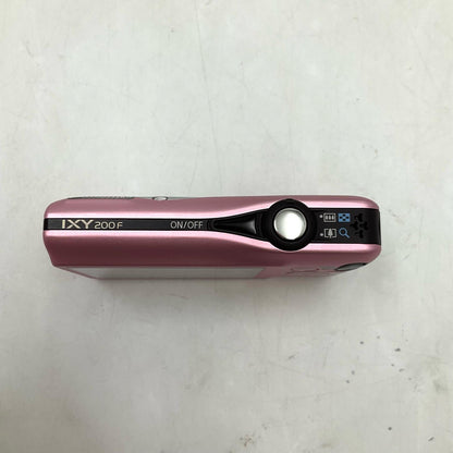 【全額返金保証】【最速発送】Canon コンパクトデジタルカメラ IXY 200F ピンク 美品 動作確認済