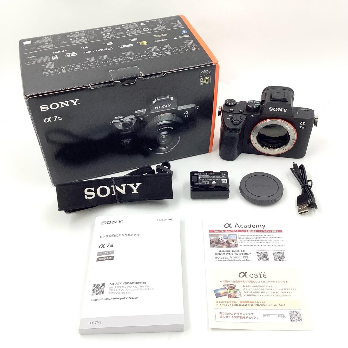 【全額返金保証】【最速発送】Sony デジタル一眼 α7 III ILCE-7M3 ボディ ブラック 動作確認済