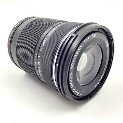 【全額返金保証】【最速発送】OLYMPUS M.ZUIKO DIGITAL ED 40-150mm F4.0-5.6 R [ブラック] 動作確認済