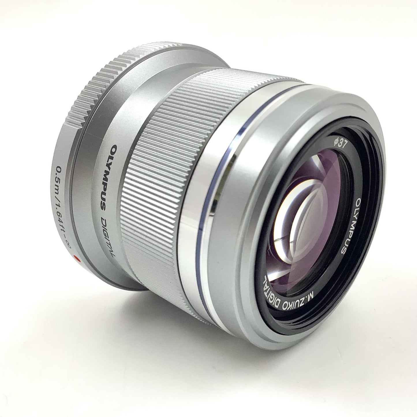 【全額返金保証】【最速発送】OLYMPUS M.ZUIKO DIGITAL 45mm F1.8 [シルバー] 美品 動作確認済