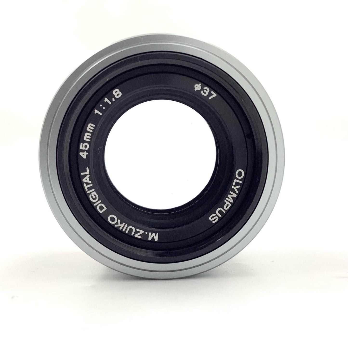 【全額返金保証】【最速発送】OLYMPUS M.ZUIKO DIGITAL 45mm F1.8 [シルバー] 美品 動作確認済
