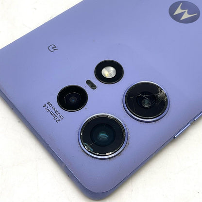 【最速発送】Motorola edge 50s Pro 256GB リュックスラベンダー Softbank 白ロム【難有】