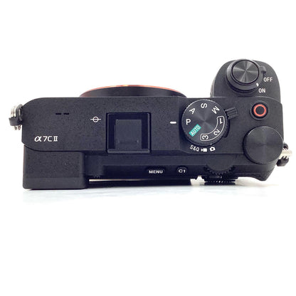 【全額返金保証】【最速発送】Sony デジタル一眼 α7C II ILCE-7CM2 ボディ ブラック 美品 動作確認済