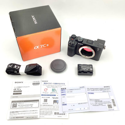 【全額返金保証】【最速発送】Sony デジタル一眼 α7C II ILCE-7CM2 ボディ ブラック 美品 動作確認済