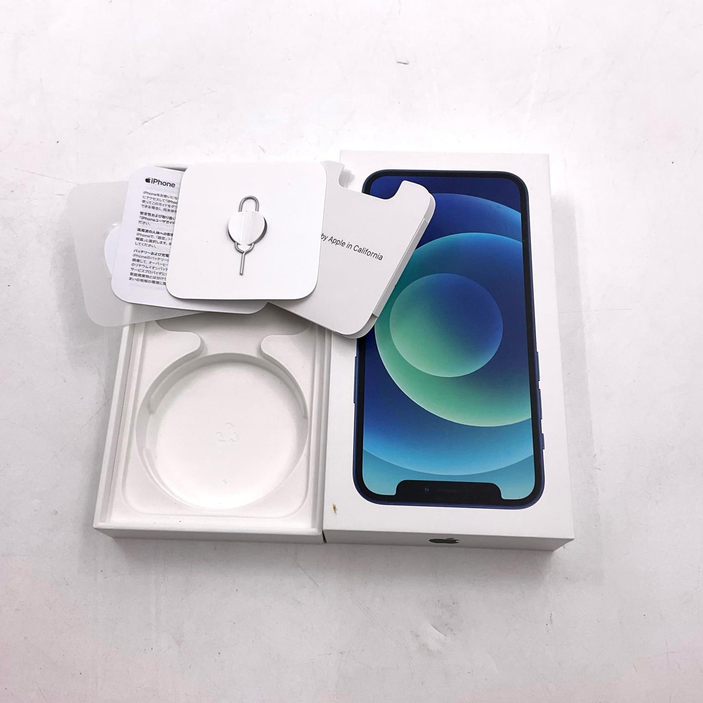 【全額返金保証】【最速発送】Apple iPhone iPhone 12 mini 128GB ブルー au 白ロム 動作確認済 75%