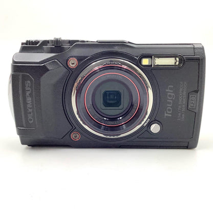【全額返金保証】【最速発送】OLYMPUS コンパクトデジタルカメラ Tough TG-6 [ブラック] 美品 動作確認済
