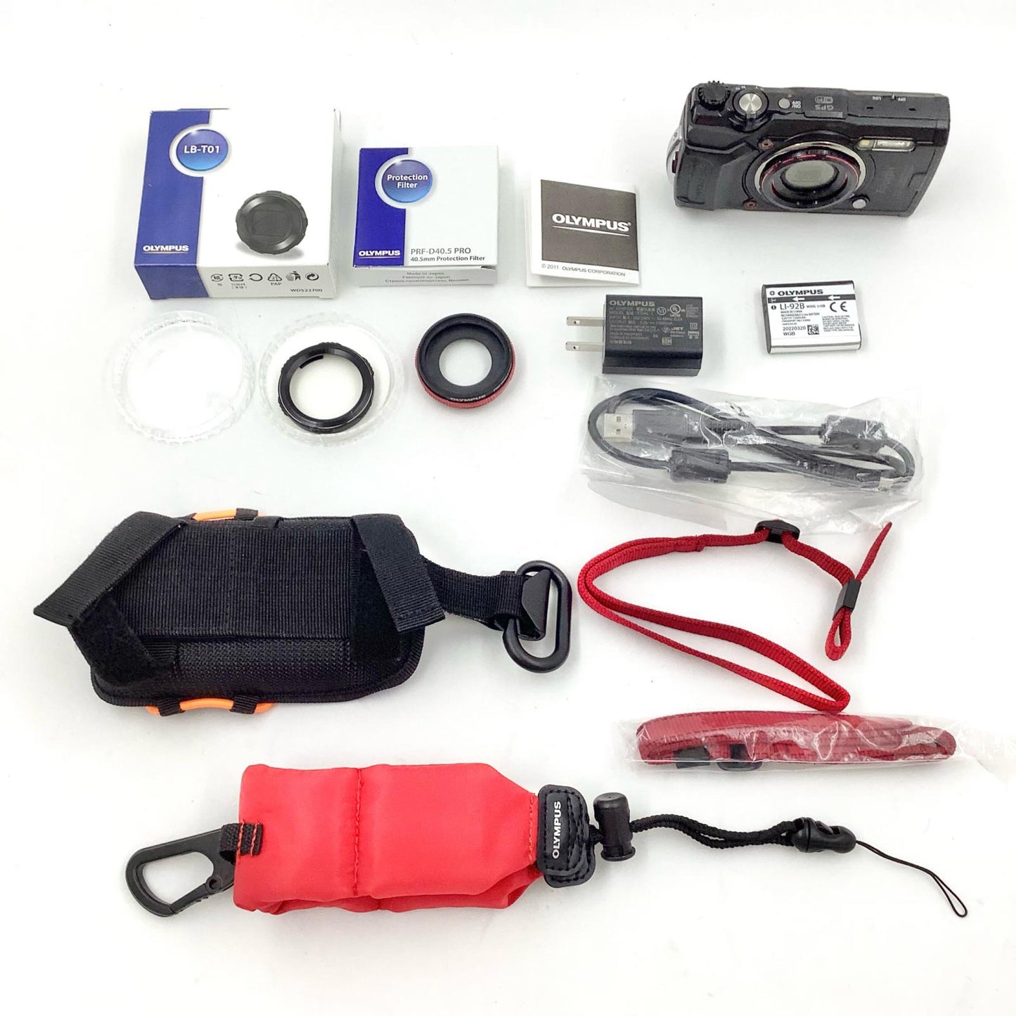 【全額返金保証】【最速発送】OLYMPUS コンパクトデジタルカメラ Tough TG-6 [ブラック] 美品 動作確認済