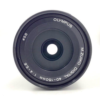 【全額返金保証】【最速発送】OLYMPUS M.ZUIKO DIGITAL ED 40-150mm F4.0-5.6 R [ブラック] 美品 動作確認済