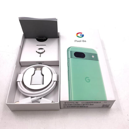 【全額返金保証】【最速発送】Google Pixel 8a 128GB Aloe SIMフリー G576D 白ロム 超美品 動作確認済