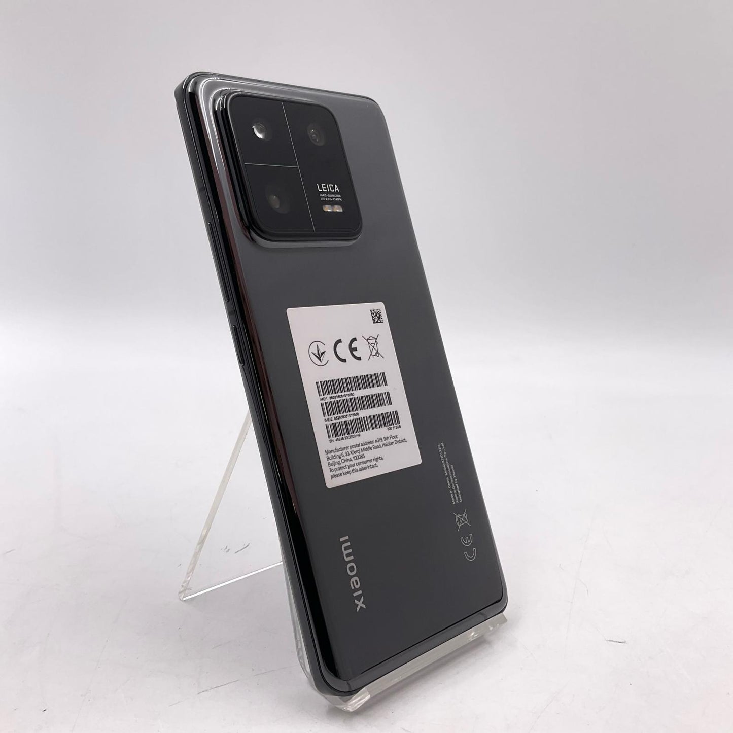 【全額返金保証】【最速発送】Xiaomi Xiaomi 13 Pro 512GB ブラック SIMフリー 2210132G 白ロム 超美品 動作確認済