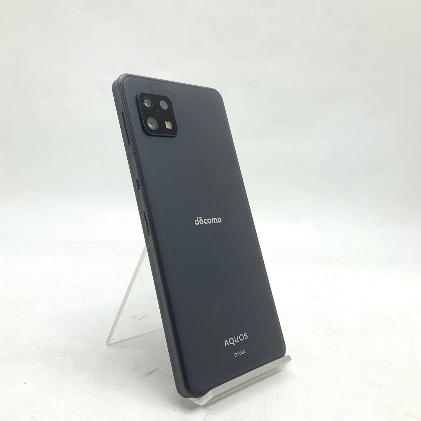 【全額返金保証】【最速発送】SHARP AQUOS sense6 64GB ブラック docomo SIMフリー SH-54B 白ロム 動作確認済