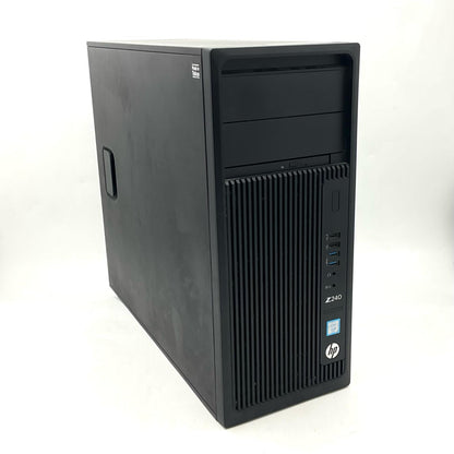 【全額返金保証】【最速発送】HP z240 Tower Workstation Intel(R) Xeon(R) CPU E3-1225 v6 @3.30GHz 16GB M.2 SSD 512GB HDD 500GB NVIDIA Quadro P4000 動作確認済