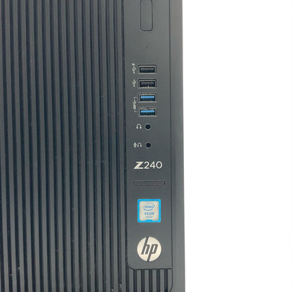 【全額返金保証】【最速発送】HP z240 Tower Workstation Intel(R) Xeon(R) CPU E3-1225 v6 @3.30GHz 16GB M.2 SSD 512GB HDD 500GB NVIDIA Quadro P4000 動作確認済