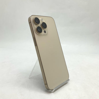 【最速発送】Apple iPhone iPhone 14 Pro Max 256GB Gold SIMフリー SIMフリー 白ロム【難有】 88%