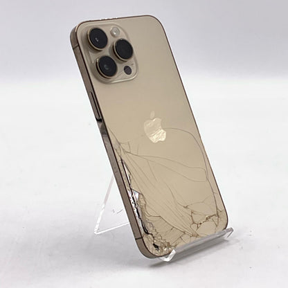 【最速発送】Apple iPhone iPhone 14 Pro Max 128GB Gold au SIMフリー 白ロム【難有】 83%