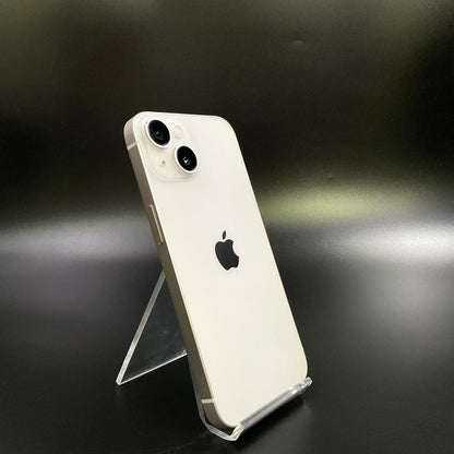 【全額返金保証】【最速発送】Apple iPhone iPhone 14 128GB Starlight docomo SIMフリー 白ロム 動作確認済 84%