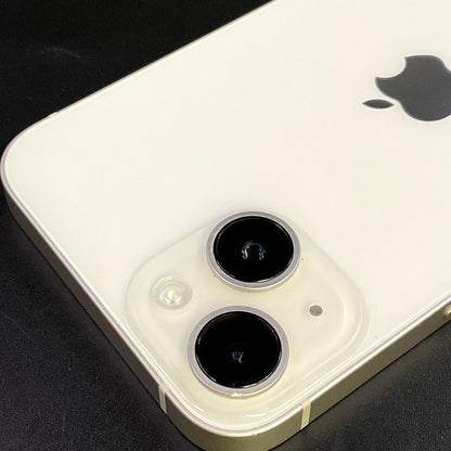 【全額返金保証】【最速発送】Apple iPhone iPhone 14 128GB Starlight docomo SIMフリー 白ロム 動作確認済 84%