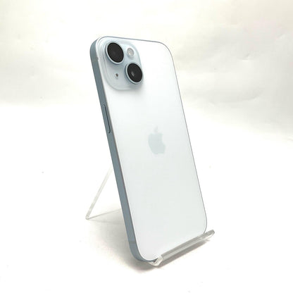 【全額返金保証】【最速発送】Apple iPhone iPhone 15 128GB ブルー docomo SIMフリー 白ロム 超美品 動作確認済 100%