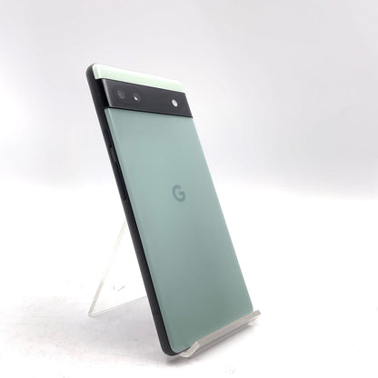 【全額返金保証】【最速発送】Google Pixel 6a 128GB Green au SIMフリー Pixel 6a 白ロム 美品 動作確認済