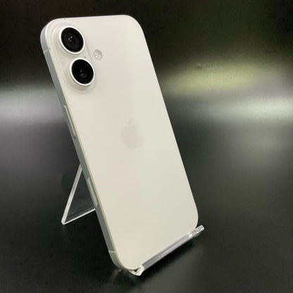 【全額返金保証】【最速発送】Apple iPhone iPhone 16 128GB ホワイト SIMフリー 白ロム 美品 動作確認済 99%