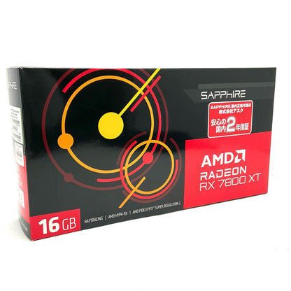 【全額返金保証】【最速発送】SAPPHIRE グラフィックボード RADEON RX 7800XT 16GB 美品 動作確認済