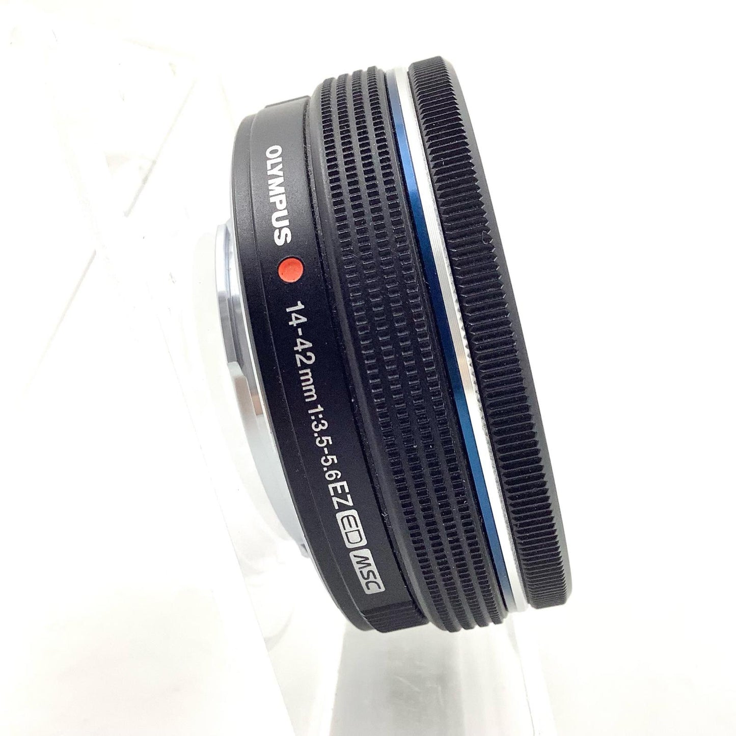 【全額返金保証】【最速発送】OLYMPUS M.ZUIKO DIGITAL 14-42mm F3.5-5.6 EZ ED MSC ブラック 美品 動作確認済