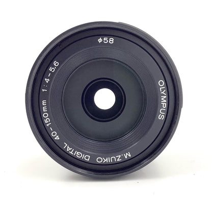 【全額返金保証】【最速発送】OLYMPUS M.ZUIKO DIGITAL 40-150mm F4-5.6 R ED MSC ブラック 美品 動作確認済