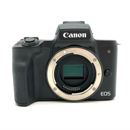 【全額返金保証】【最速発送】Canon デジタル一眼 EOS Kiss M ブラック 動作確認済