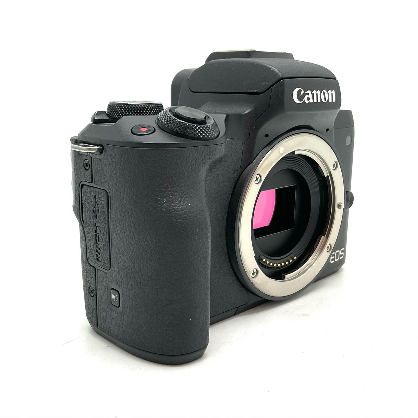 【全額返金保証】【最速発送】Canon デジタル一眼 EOS Kiss M ブラック 動作確認済