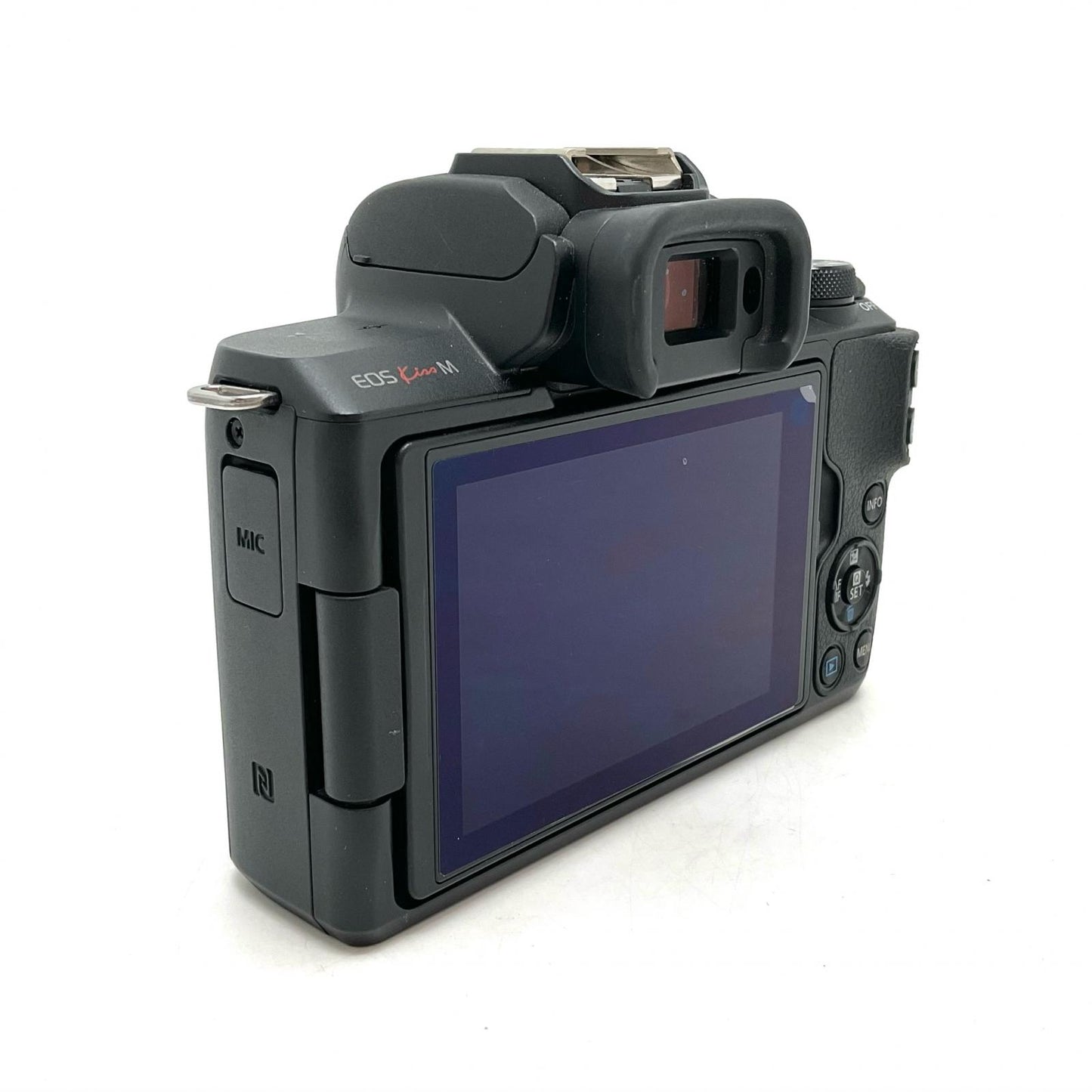 【全額返金保証】【最速発送】Canon デジタル一眼 EOS Kiss M ブラック 動作確認済