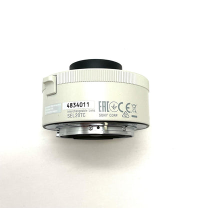 【全額返金保証】【最速発送】Sony TELE CONVERTER 2x SEL20TC 美品 動作確認済