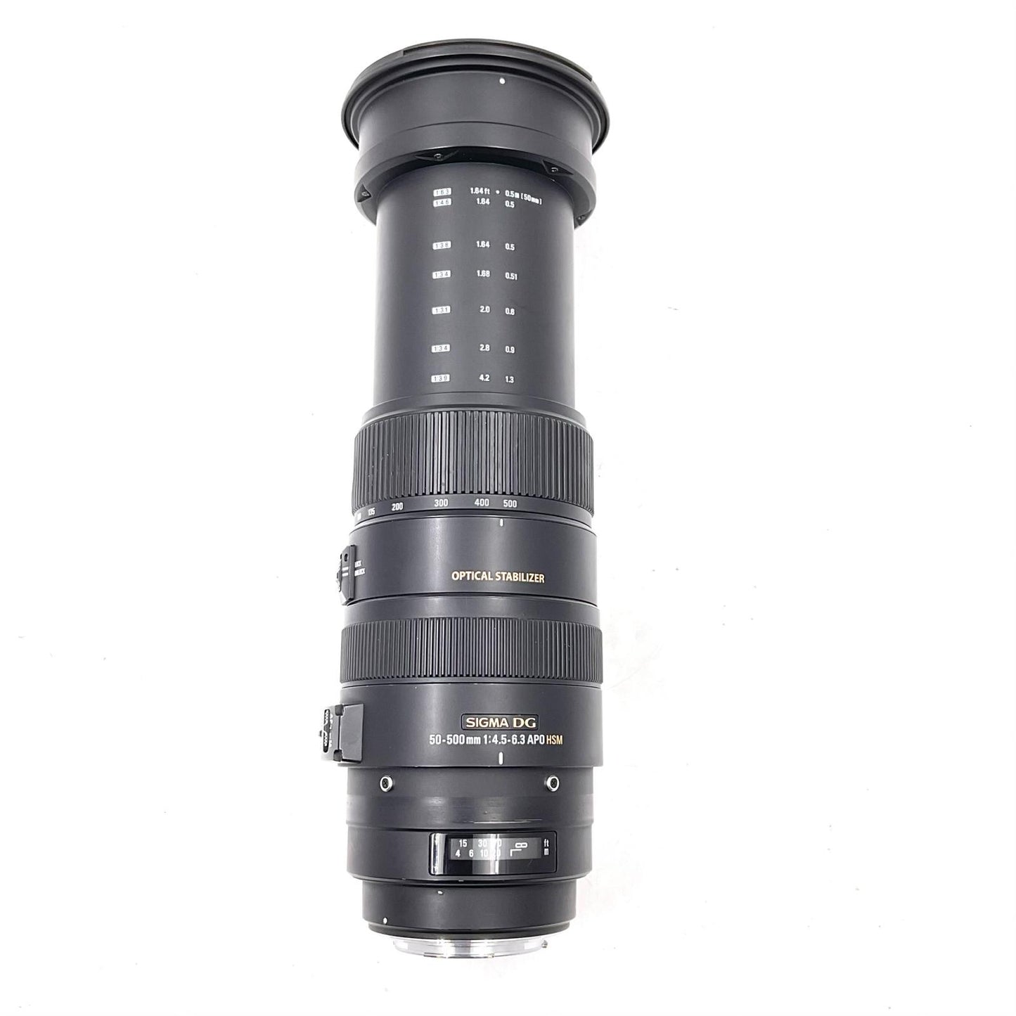 【全額返金保証】【最速発送】SIGMA DG 50-500mm F4.5-6.3 APO HSM Canon EFマウント 動作確認済