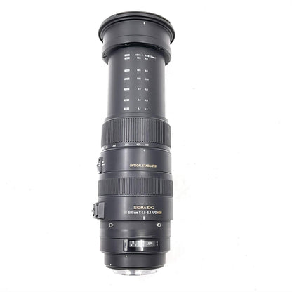 【全額返金保証】【最速発送】SIGMA DG 50-500mm F4.5-6.3 APO HSM Canon EFマウント 動作確認済