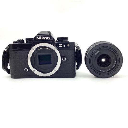 【全額返金保証】【最速発送】Nikon デジタル一眼 Z fc レンズキット NIKKOR Z DX 16-50mm F3.5-6.3 VR ブラック 美品 動作確認済