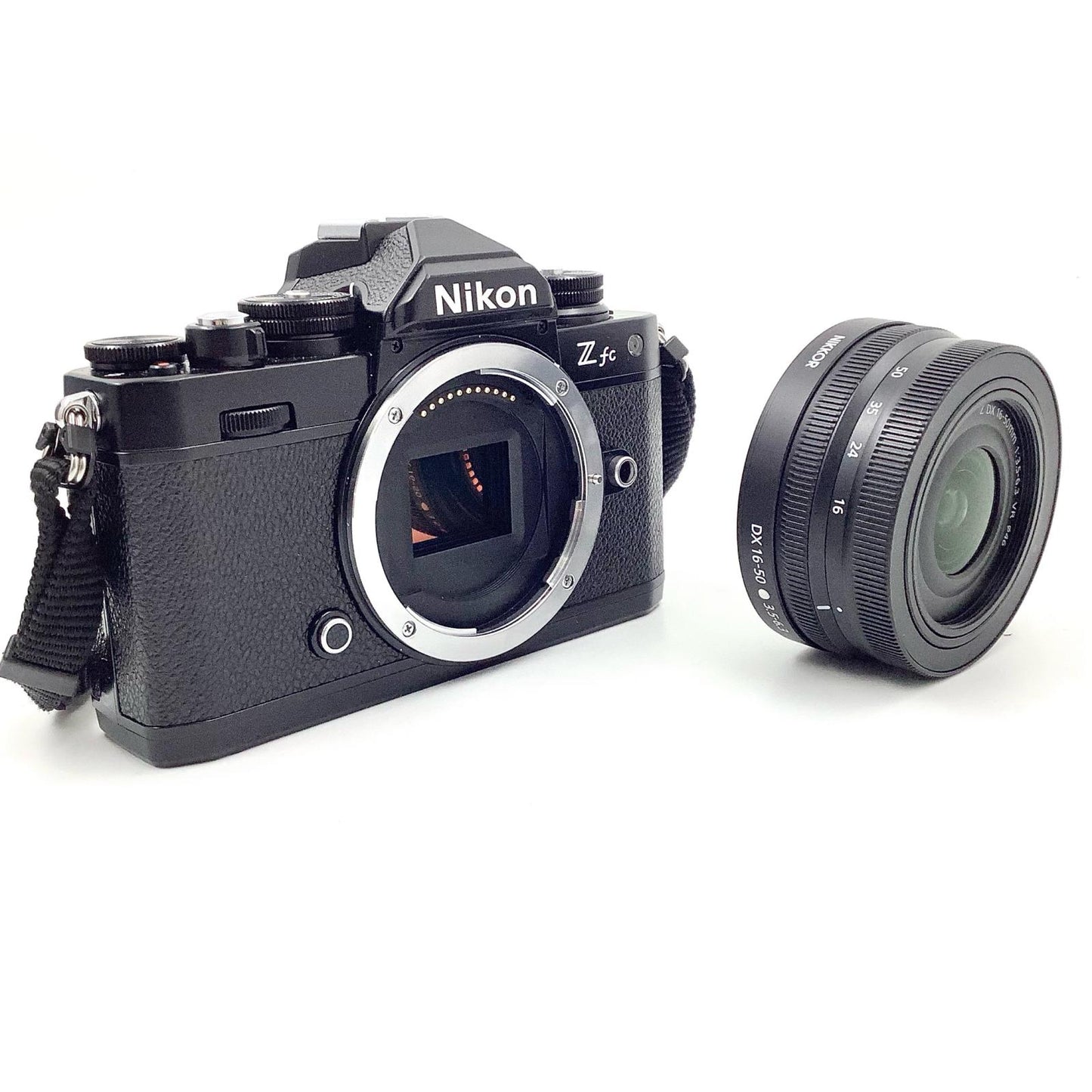 【全額返金保証】【最速発送】Nikon デジタル一眼 Z fc レンズキット NIKKOR Z DX 16-50mm F3.5-6.3 VR ブラック 美品 動作確認済