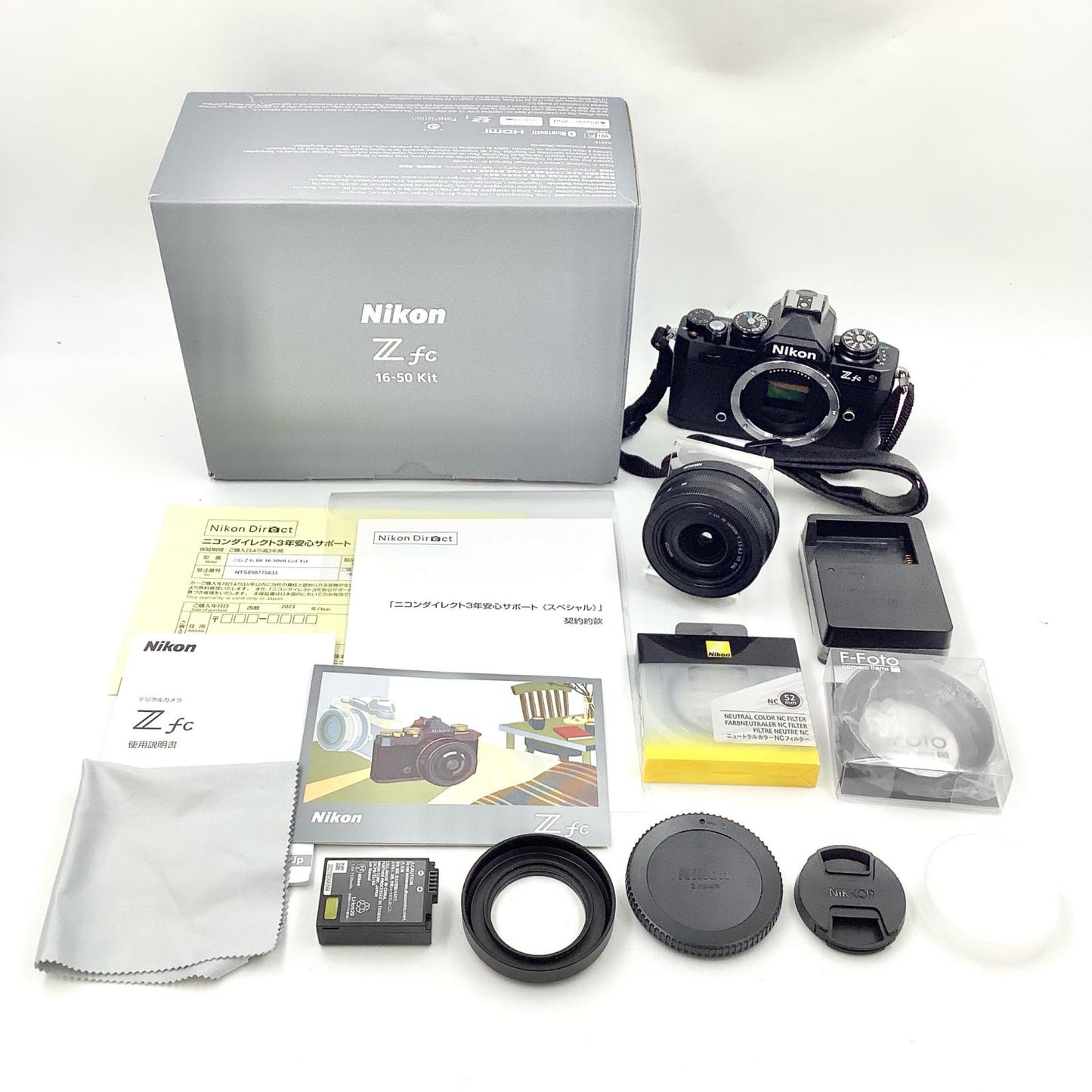 【全額返金保証】【最速発送】Nikon デジタル一眼 Z fc レンズキット NIKKOR Z DX 16-50mm F3.5-6.3 VR ブラック 美品 動作確認済