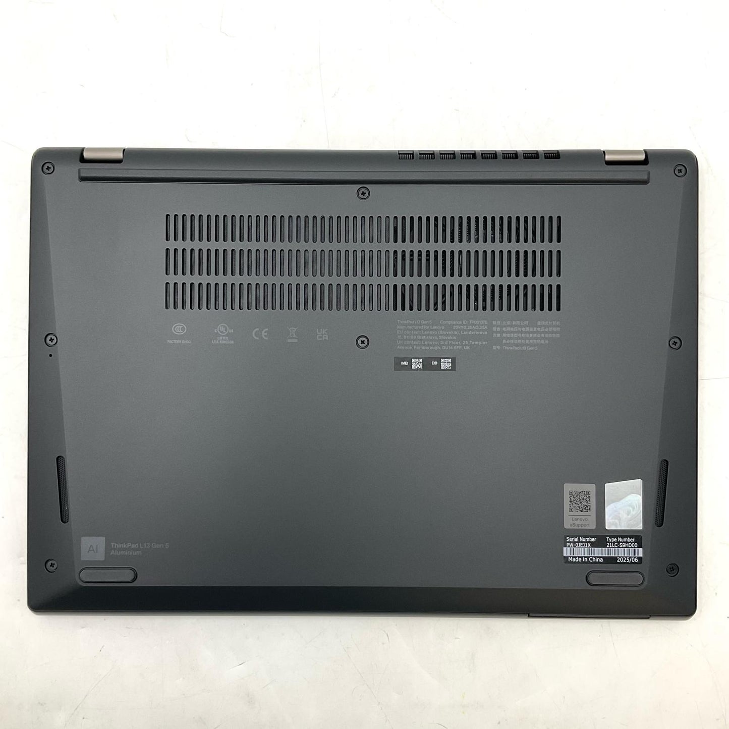 【全額返金保証】【最速発送】Lenovo ThinkPad L13 Gen 5 Intel(R) Core (TM)ULTRA 5 125U 16GB M.2 SSD 256GB 100% 超美品 動作確認済