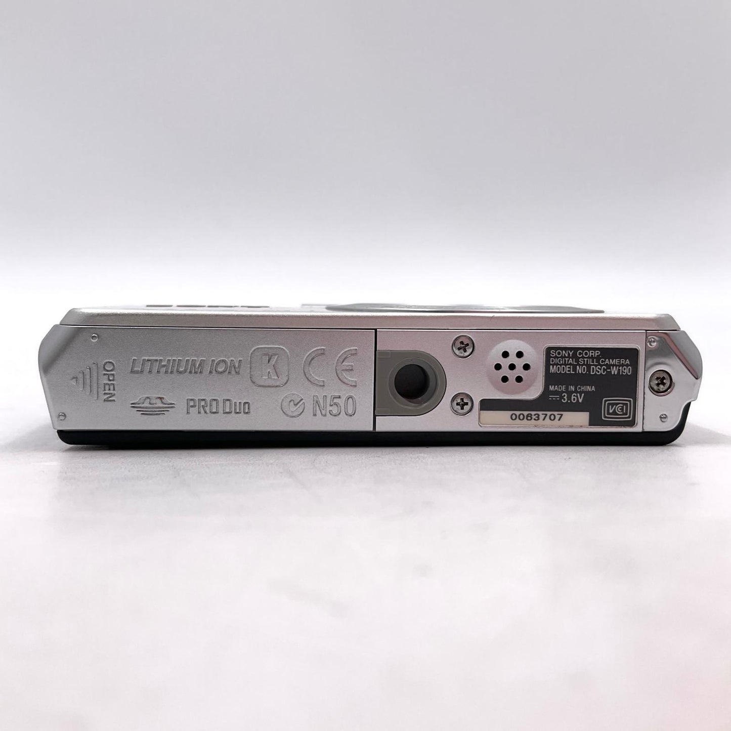 【全額返金保証】【最速発送】Sony コンパクトデジタルカメラ サイバーショット DSC-W190 [シルバー] 動作確認済