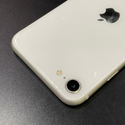 【全額返金保証】【最速発送】Apple iPhone iPhone SE（第3世代） 64GB スターライト Softbank SIMフリー 白ロム 美品 動作確認済 85%